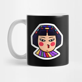 Geisha Retro Japanese Retro Colorful Kawaii Mug